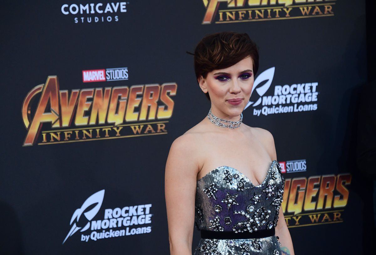 Scarlett Johansson, actriz estadounidense de 33 años, comenzó su carrera en los noventa. (Foto Prensa Libre: AFP).