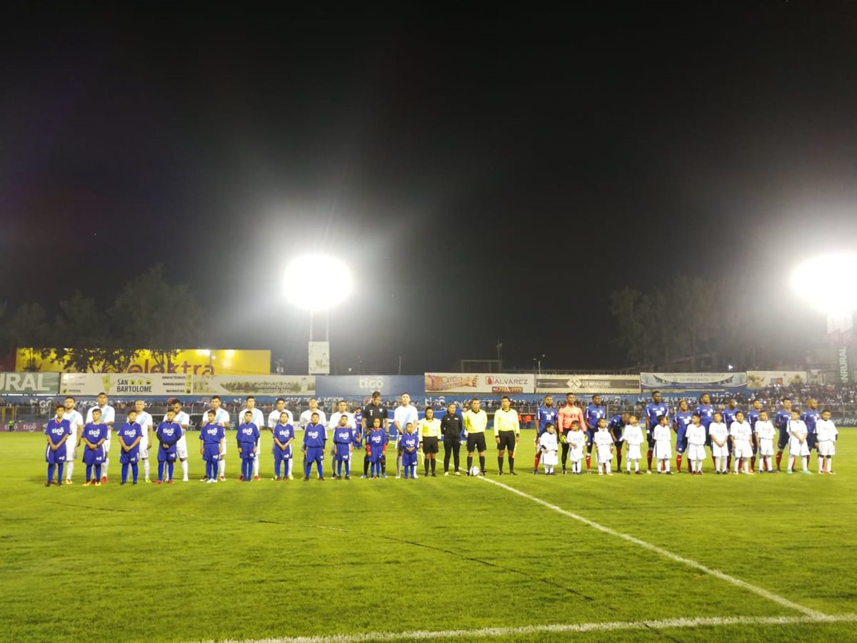 La Bicolor venció 1-0 a Cuba el sábado 19 de agosto en el estadio Mario Camposeco. (Foto Prensa Libre: Francisco Sánchez)