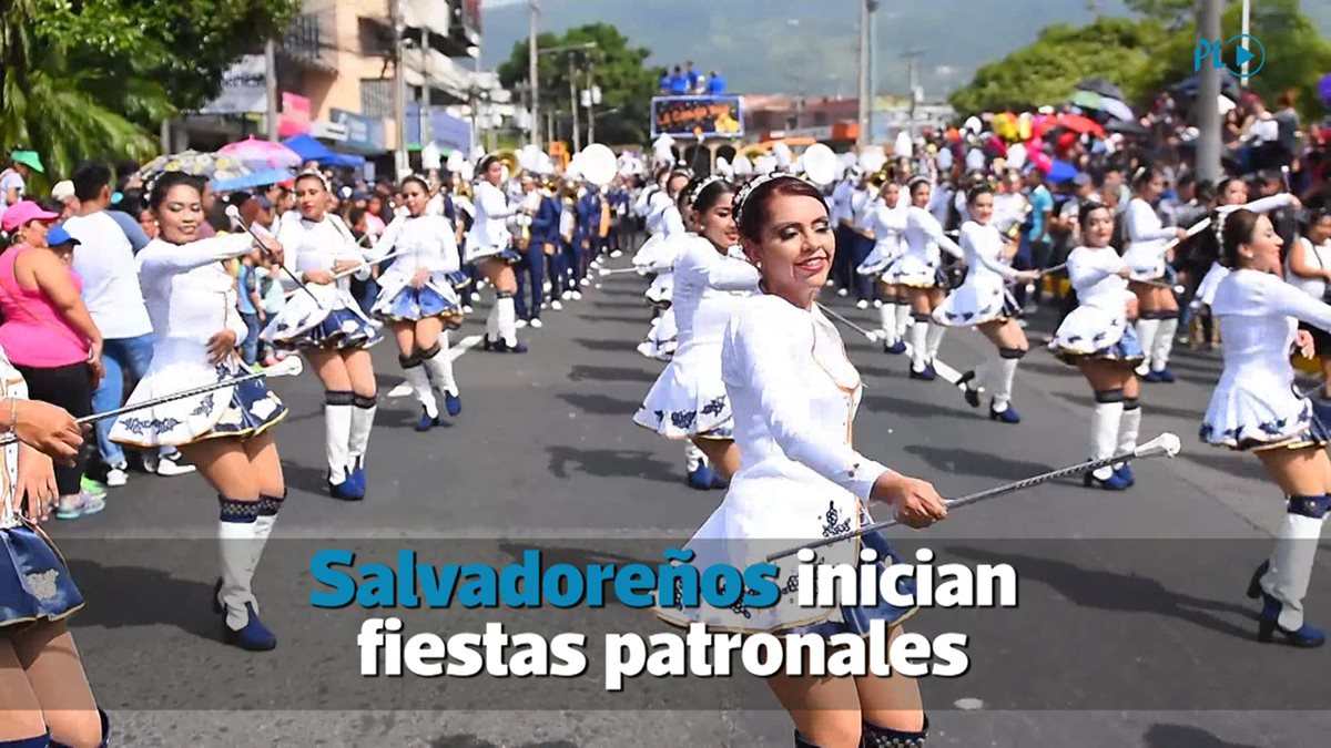 Salvadoreños inician fiestas patronales en honor al Divino Salvador