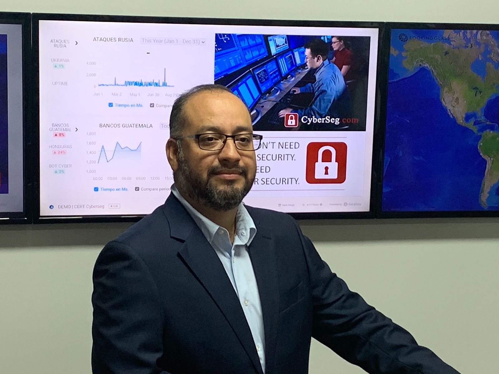 Óscar Acevedo, CEO de Cyber Seguridad. 
