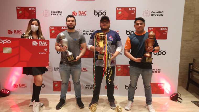 Premiación Copa BAC BPO. (Foto: Erick Ávila/Prensa Libre).