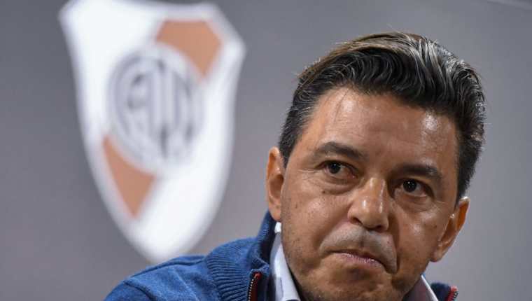 Marcelo Gallardo, técnico de River Plate. (Foto Prensa Libre: AFP)