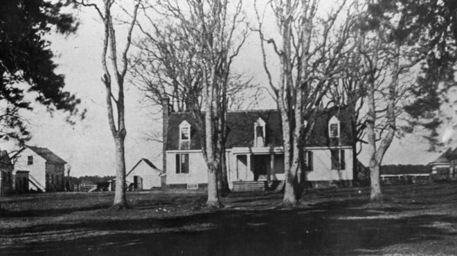 John Tyler nació en esta casa en la localidad de Greenway, en el estado de Virgina, en 1790. GETTY IMAGES
