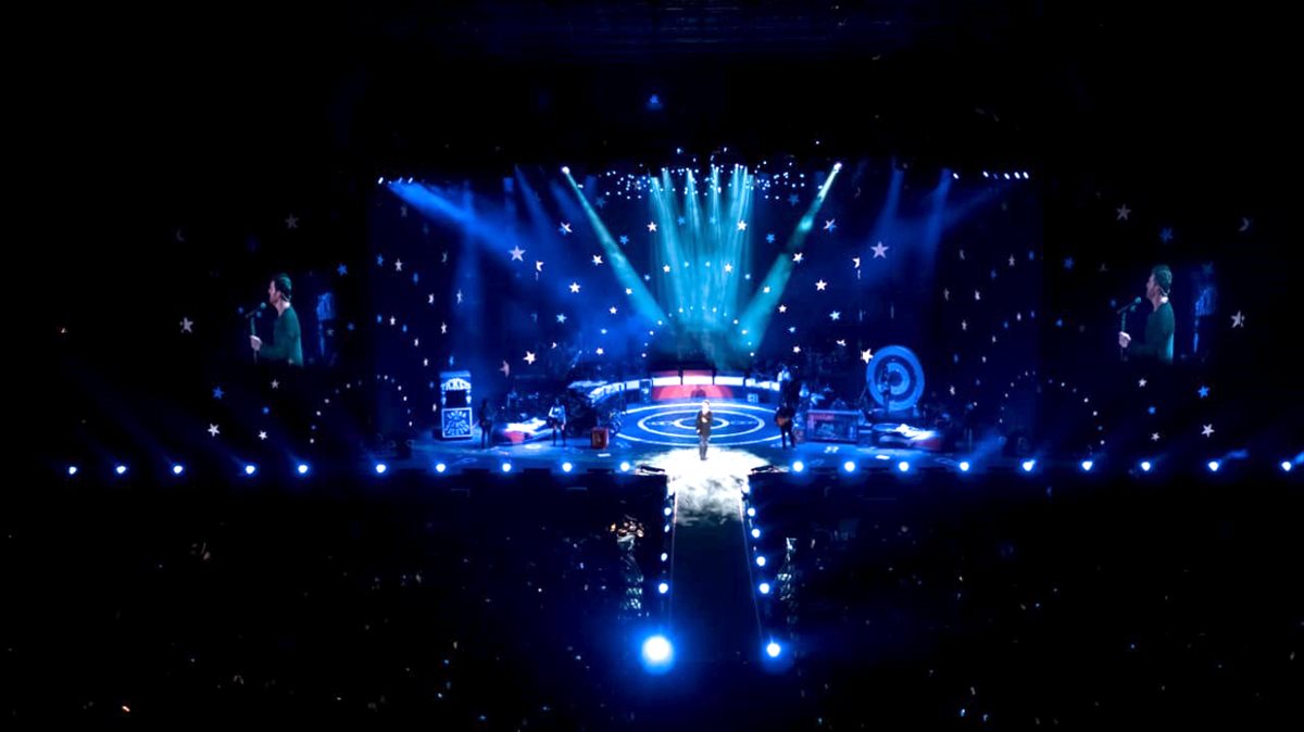 Foto aérea del concierto de Ricardo Arjona que se llevó a cabo en Cardarles de Cayalá