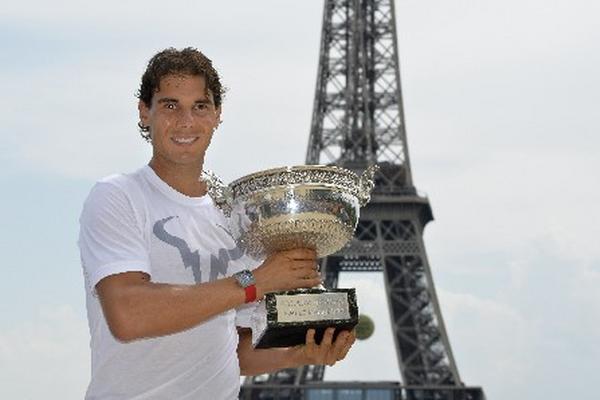 Rafael Nadal ganó su noveno Roland Garros. (Foto Prensa Libre: AFP)