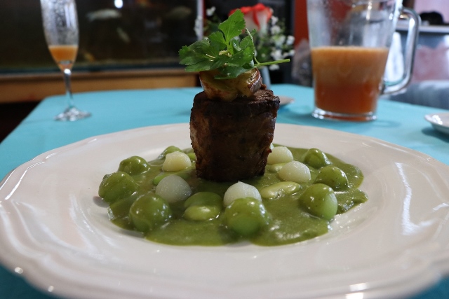Medallones de lomo en salsa jade (Foto Prensa Libre: María José Longo).