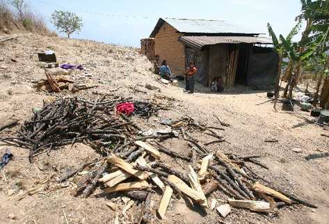 Familias del corredor seco padecen cada año crisis alimentaria, debido a que se quedan sin reservas de alimentos y sin dinero para comprarlos.