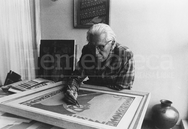 El maestro Carlos Mérida (1891-1984) (Foto: Hemeroteca PL)
