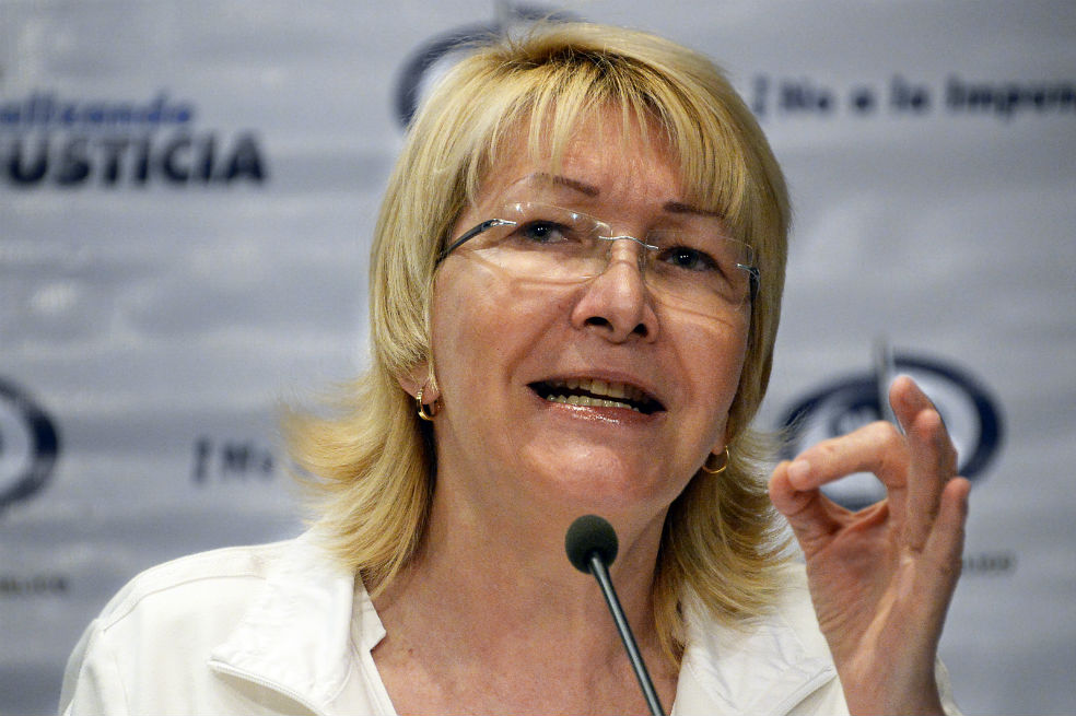 Luisa Ortega, fiscal general de Venezuela. (Foto Prensa Libre: AFP)