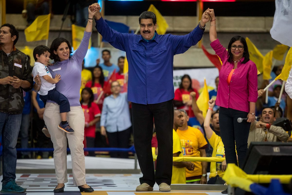 El Consejo Nacional Electoral adelantó las elecciones presidenciales en Venezuela para el 22 de abril, el presidente Nicolás Maduro busca su reelección. (Foto Prensa Libre: EFE)