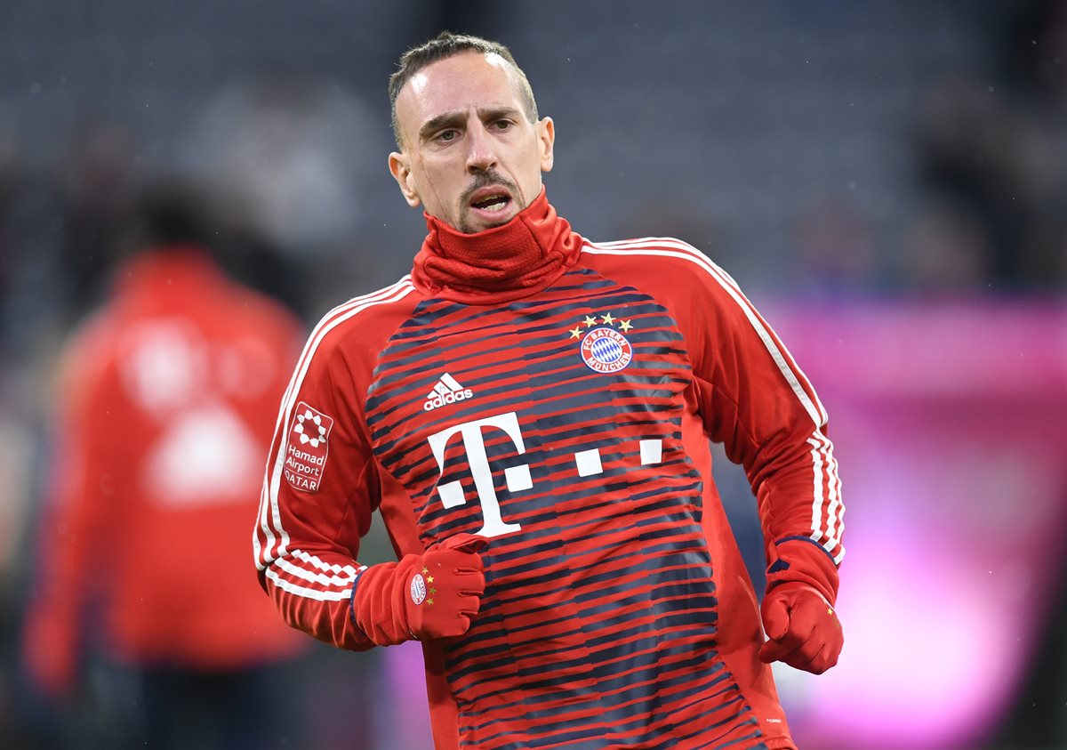 Franck Ribéry espera jugar dos años más con el FC Bayern Múnich. (Foto Prensa Libre: AFP)