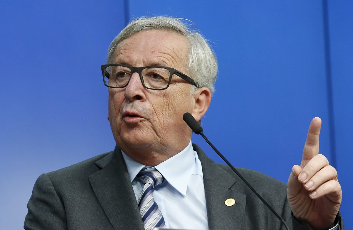 El presidente de la Comisión Europea, Jean-Claude Juncker, ha sido criticado ha sido criticado por la Prensa británica por sus errores al hablar en inglés. (Foto Prensa Libre: EFE).
