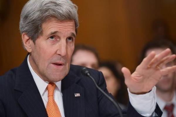 El secretario de Estado, John Kerry, compareció este martes ante un comité del Senado en Washington. (Foto Prensa Libre: AFP)