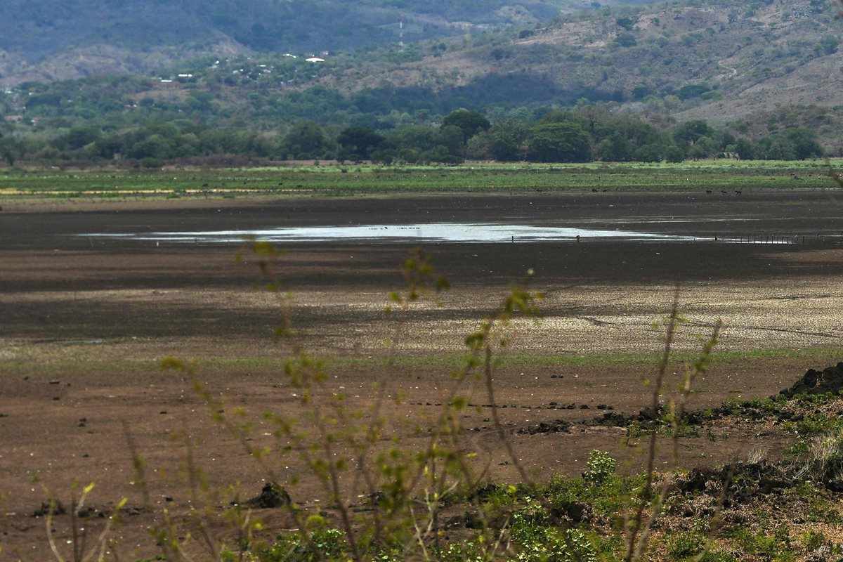 Los cuerpos de agua del Corredor Seco suelen secarse cuando el fenómeno de El Niño afecta al país.  (Foto Prensa Libre: Hemeroteca PL)