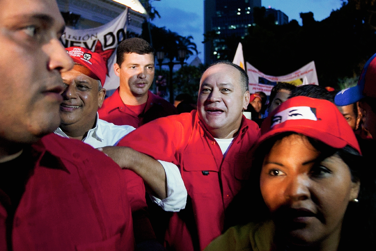 El presidente de la Asamblea Nacional de Venezuela, Diosdado Cabello. (Foto Prensa Libre:AP).