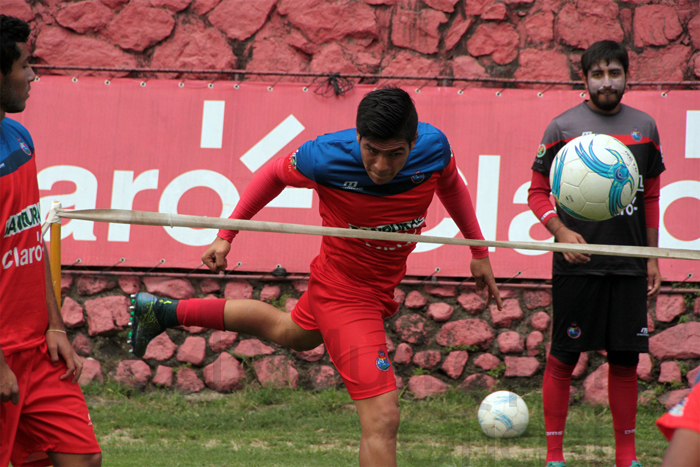 Entrenamiento de Municipal, en El Trébol, previo al juego ante Petapa. (Foto Prensa Libre: Cortesía Prensa Rojos)