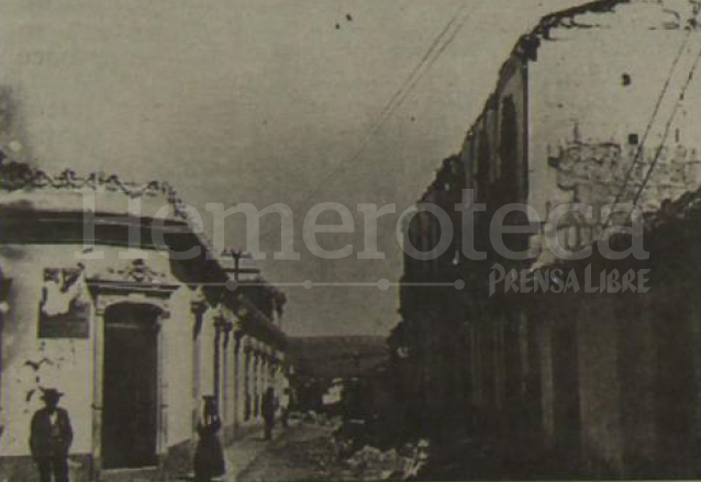 Vista de la calle Real del Calvario. (Foto: el Quetzalteco)