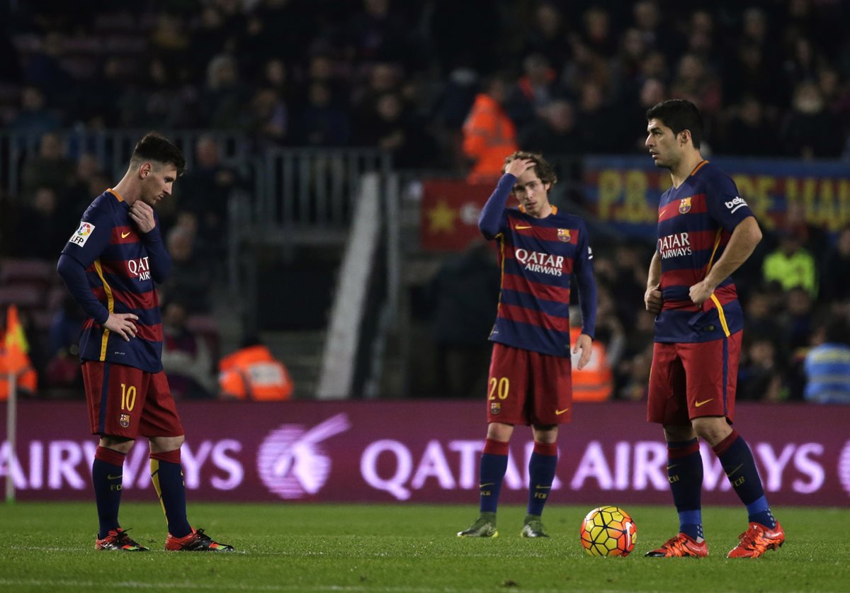 El Barcelona volvió a perder puntos importantes en La Liga española. (Foto Prensa Libre: AFP)