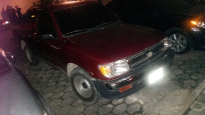 El picop había sido robado en la zona 10. (Foto Prensa Libre: PNC)
