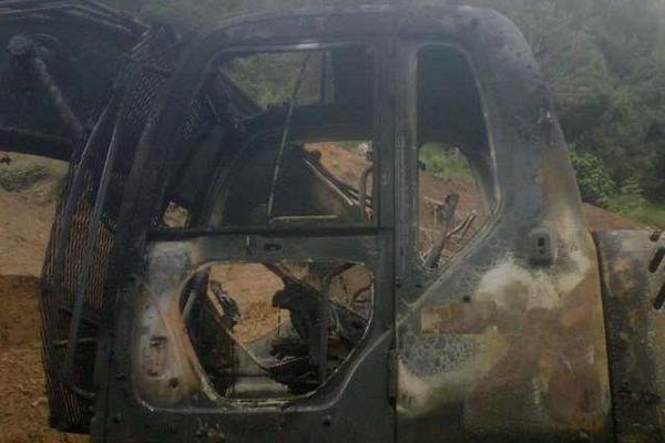 En los ataques de los cuales ha sido objeto la finca San Luis los manifestantes quemaron maquinaria y dañaron las instalaciones. (Foto Prensa Libre: Archivo)<br _mce_bogus="1"/>