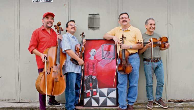El Cuarteto Contemporáneo prepara un encuentro dedicado a compositores locales. (Foto Prensa Libre: Cortesía Cuarteto Contemporáneo)