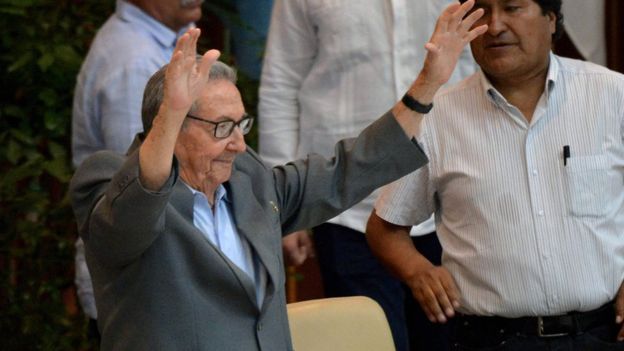 Raúl Castro y Evo Morales han apoyado públicamente a Daniel Ortega. (AFP)
