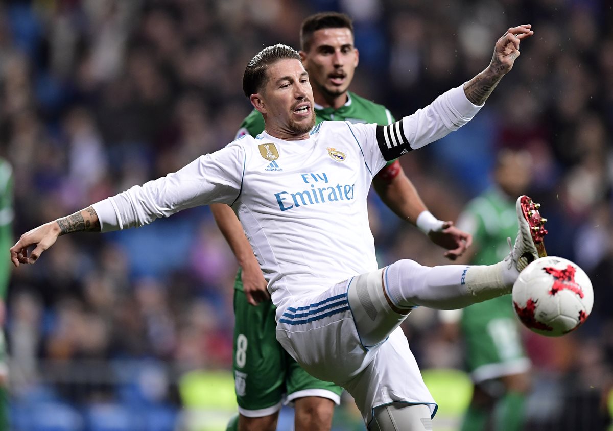 Sergio Ramos volvió a la acción después de superar una lesión. (Foto Prensa Libre: AFP)