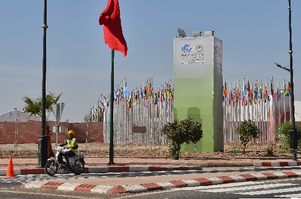 Centro de la conferencia internacional COP22 sobre el clima en Marrakesh, Marruecos. (Foto Prensa Libre: AFP)