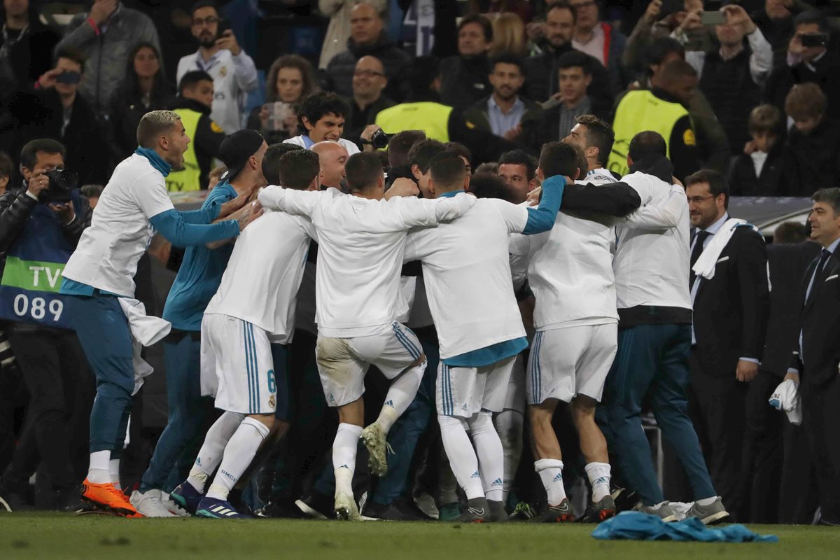 El Real Madrid eliminó al Bayern Múnich en la semifinal para avanzar a la final de la Champions. (Foto Prensa Libre: EFE)