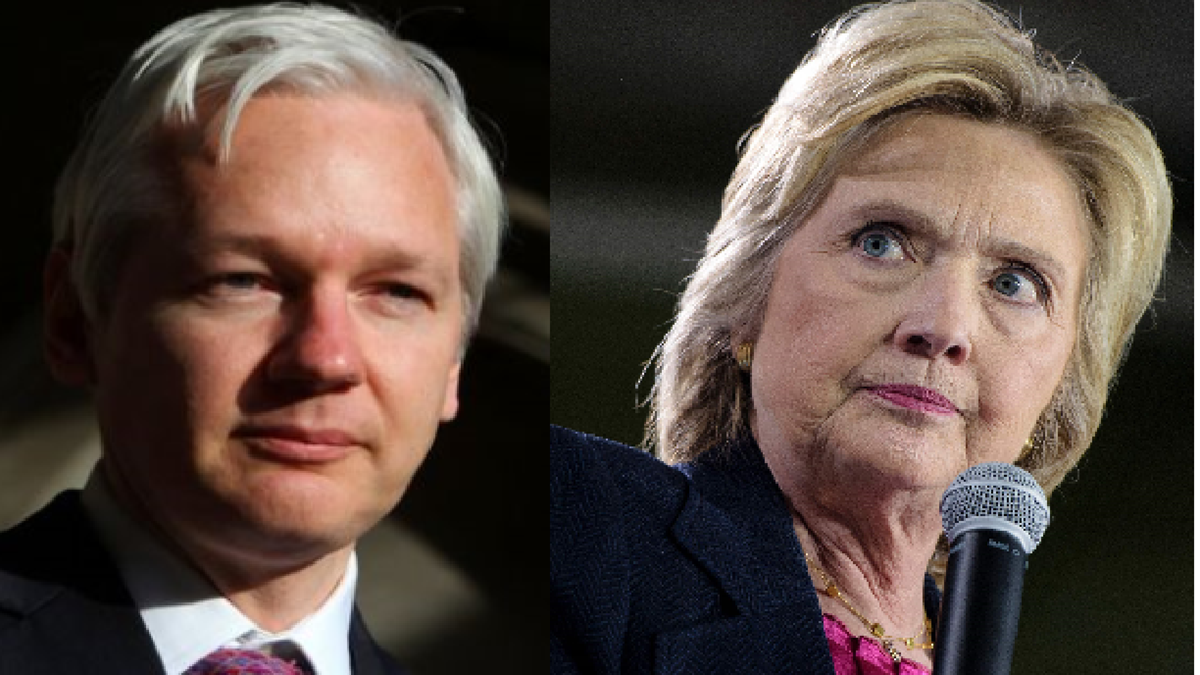Julian Assange publicará la próxima semana documentos sensibles sobre Hillary Clinton. (Foto Prensa Libre: AFP)