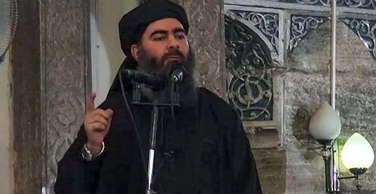 Abu Bakr al Bagdadi, jefe del Estado Islámico. (Foto Prensa Libre: EFE)