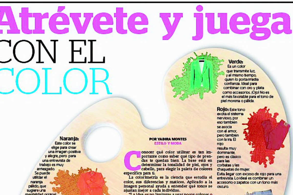 Aunque tengas prendas adecuadas al estilo del cuerpo, una errónea elección de colores malogrará tu imagen personal. (Foto Prensa Libre: Hemeroteca PL).