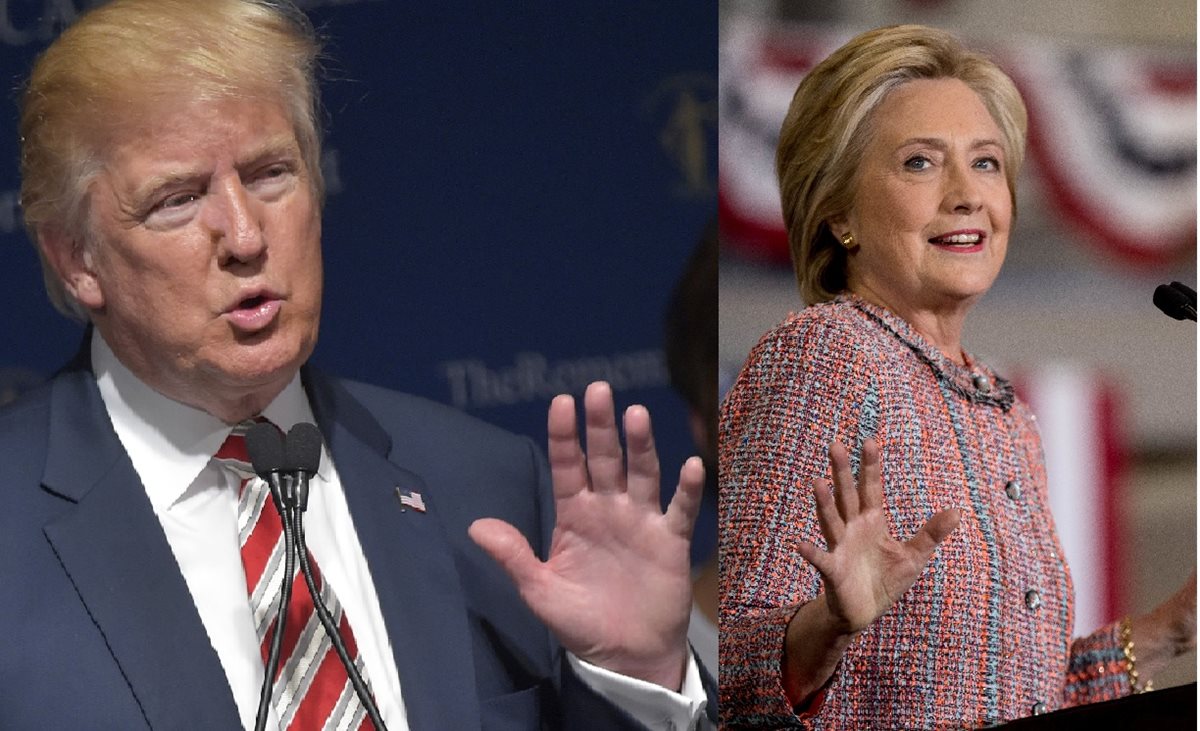 Donald Trump y Hillary Clinton fijan sus posturas sobre los últimos ataques. (Foto Prensa Libre: AFP).