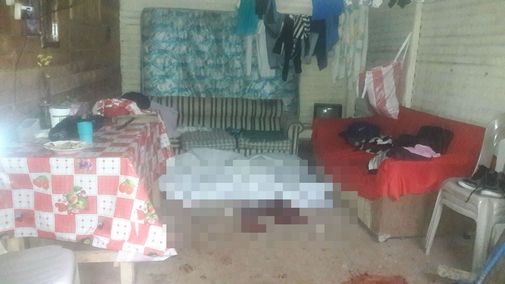 En esta casa de Fraijanes murieron baleadas dos personas. (Foto: PMT Fraijanes)