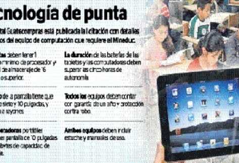 Libros de texto serán digitalizados.