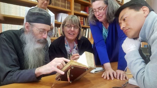 Durante siglos los eruditos visitaron el monasterio para estudiar su singular colección.