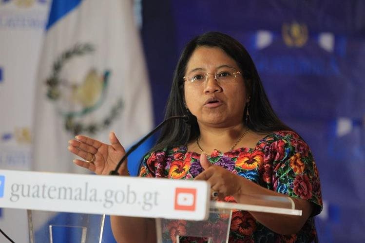 Ministra de Trabajo, Aura Teleguario, confirmó su salida de la cartera. (Foto Prensa Libre: Hemeroteca PL)