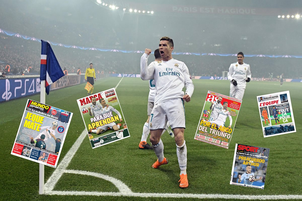 El portugués Cristiano Ronaldo volvió a ser la figura del triunfo del Real Madrid. (Foto Prensa Libre: AFP)