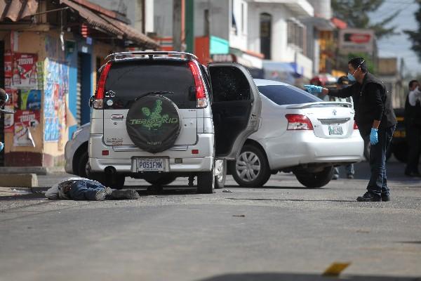 Oswaldo Zúñiga, guardia privado, murió baleado al enfrentarse con investigadores de la Policía en San José Pinula.