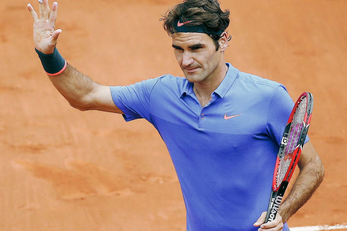 Federer inició con el pie derecho en Roland Garros. (Foto Prensa Libre: EFE)
