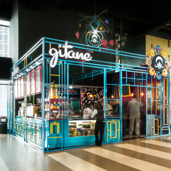 El tamaño delos quioscos para instalar las franquicias varía. (Foto, Prensa Libre: Inversiones Moka).