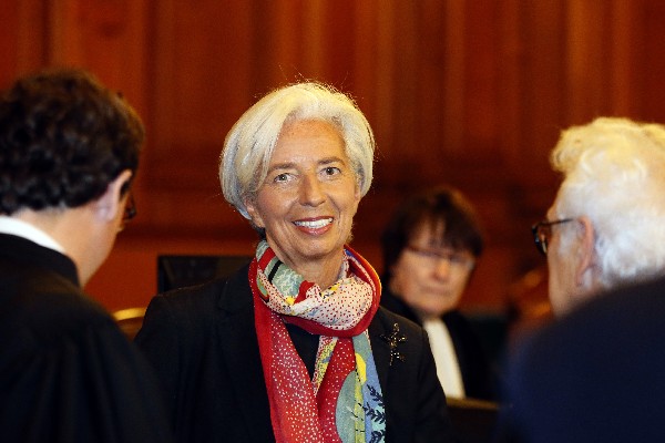 Christine Lagarde,directora del FMI.(AP).