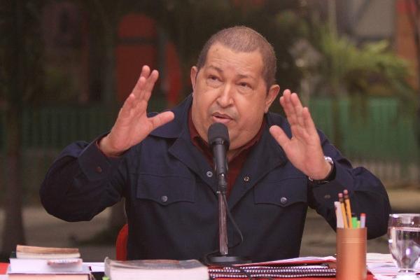 eL PRESIDENTE Hugo Chávez, prevé que en 10 años su país será el mayor exportador de crudo. (Foto Prensa Libre: EFE)