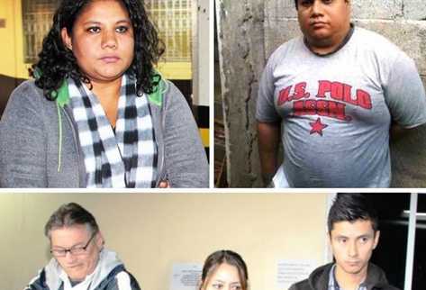Trabajadores y exempleados del Renap fueron capturados en distintos operativos este jueves. (Foto Prensa Libre: PNC)