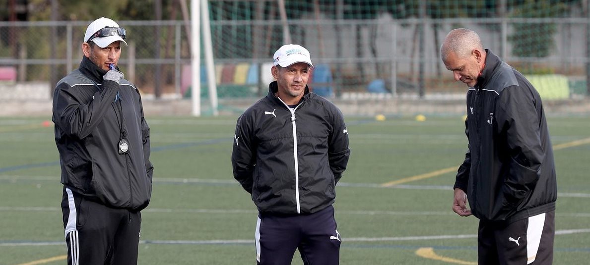 Ronald González, Rigoberto Gómez y el preparador físico Rodolfo González quedaron al margen del club. (Foto Prensa Libre: Hemeroteca PL)