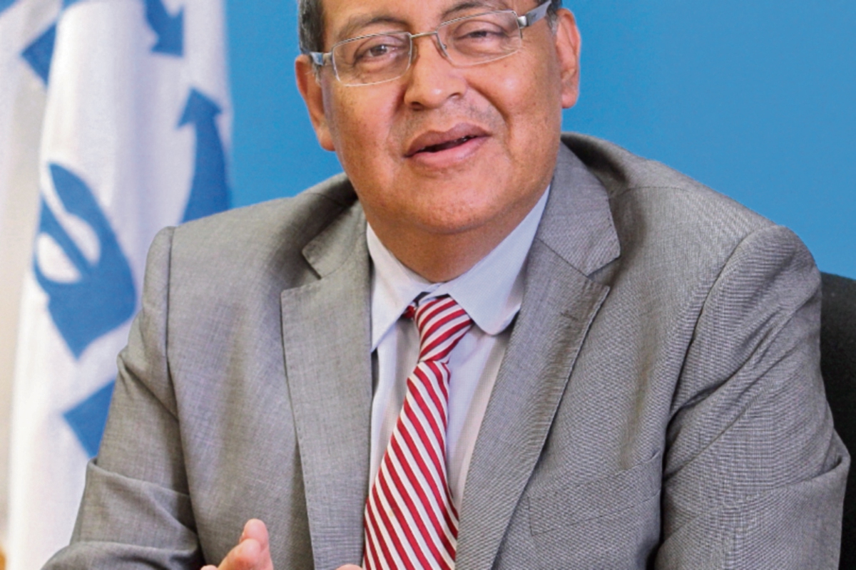 Douglas Vásquez es el gerente del INAP, órgano técnico de la Administración Pública. (Foto Prensa Libre:Álvaro Interiano)