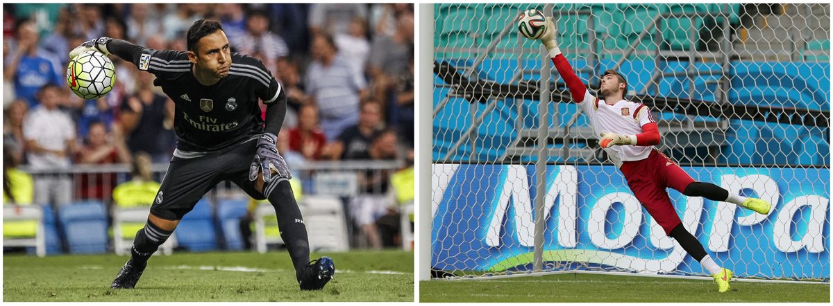 La operación Navas - De Gea mantenía la atención de los medios internacionales. (Foto Prensa Libre. EFE)