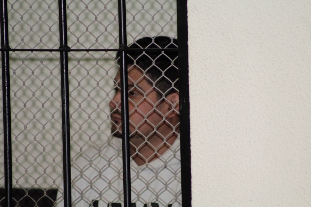 Fausto Roberto Escobar fue hallado culpable de extorsión. (Foto Prensa Libre: María José Longo).