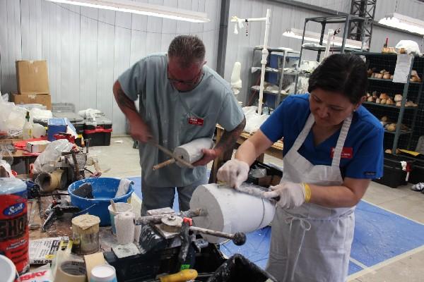 El Taller de producción de prótesis   está instalado en Intervida,  aldea Santa Rita, Sololá.