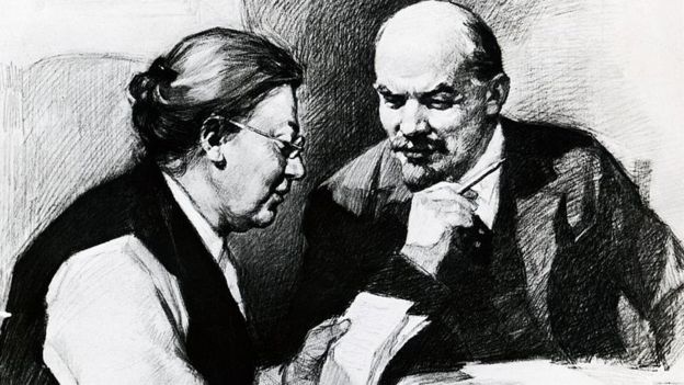 Lenin vivía en Zúrich con su esposa, Nadya Krupskaya. GETTY IMAGES